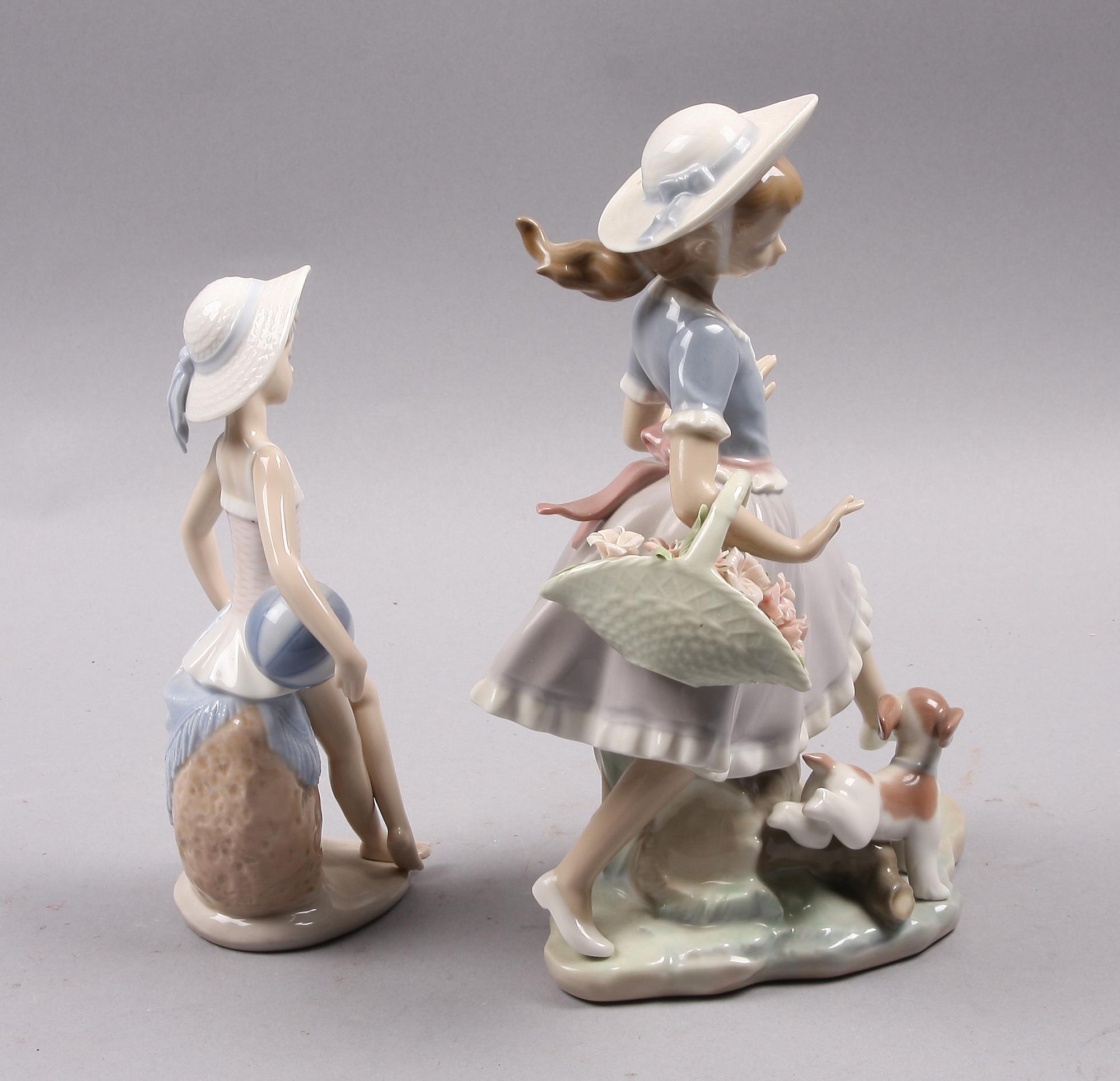 FIGURINER, 2 st, porslin, Lladro.