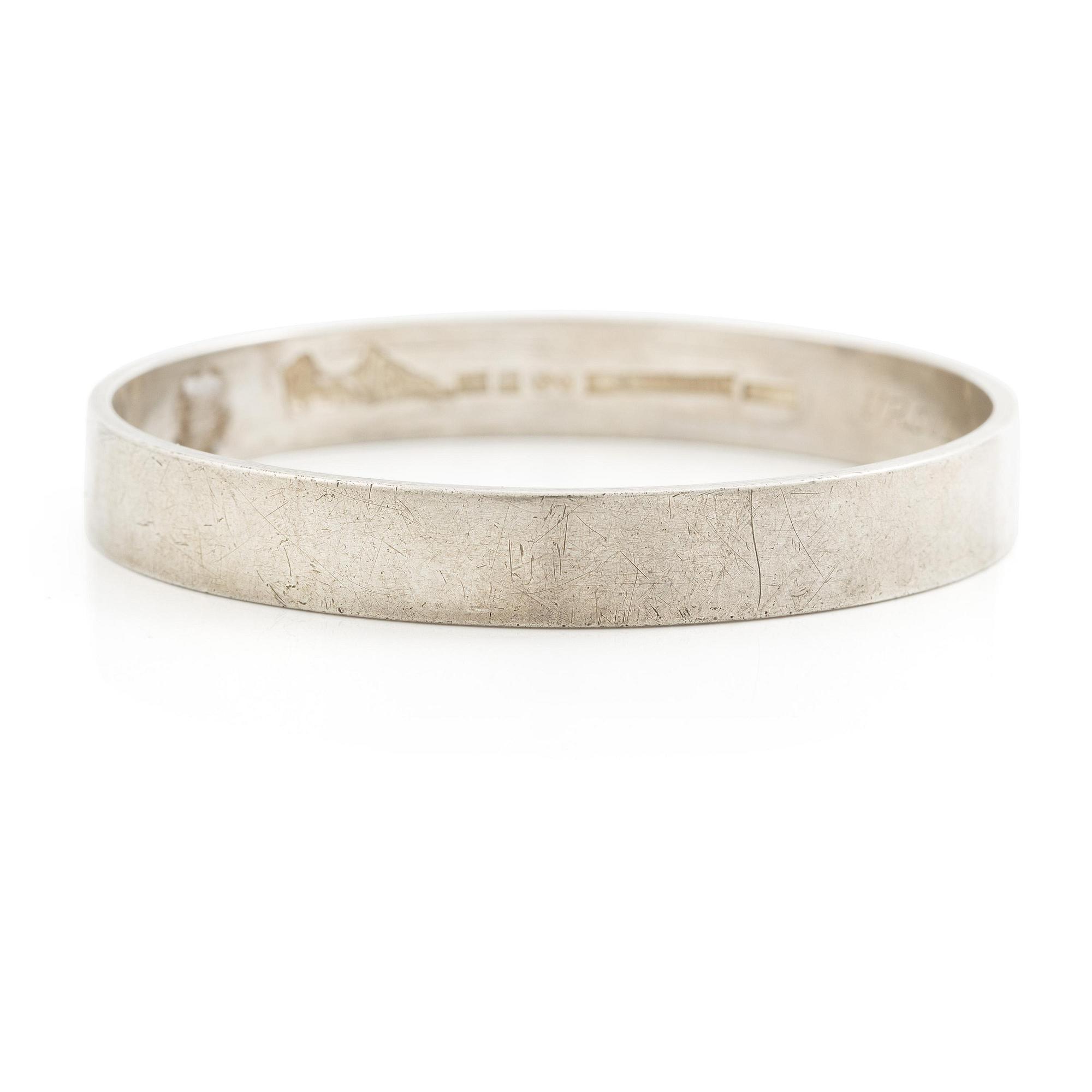 Wiwen Nilsson, a bangle, silver, Lund 1973.