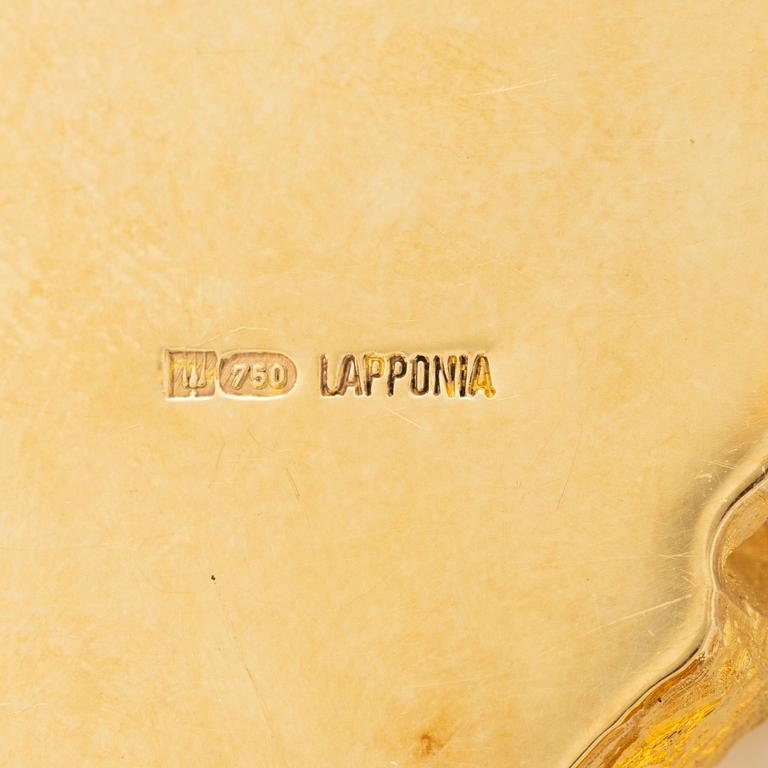 Björn Weckström, a necklace "Taiga", 18K gold with faceted bars of quartz, Finland. For Lapponia.