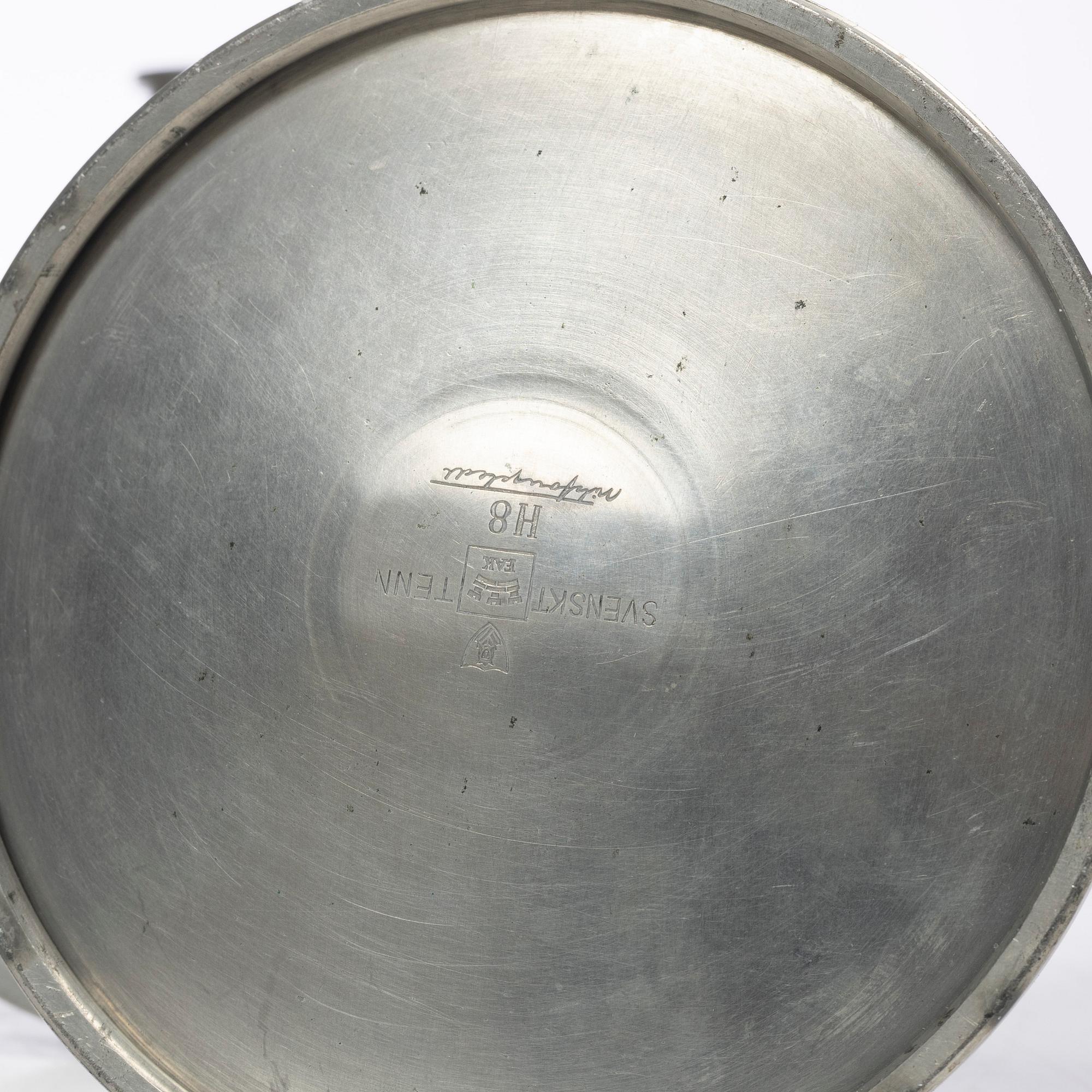 Nils Fougstedt, A pair of candelabra, FAK (Fabriksaktiebolaget Kronsilver), Stockholm, 1934.