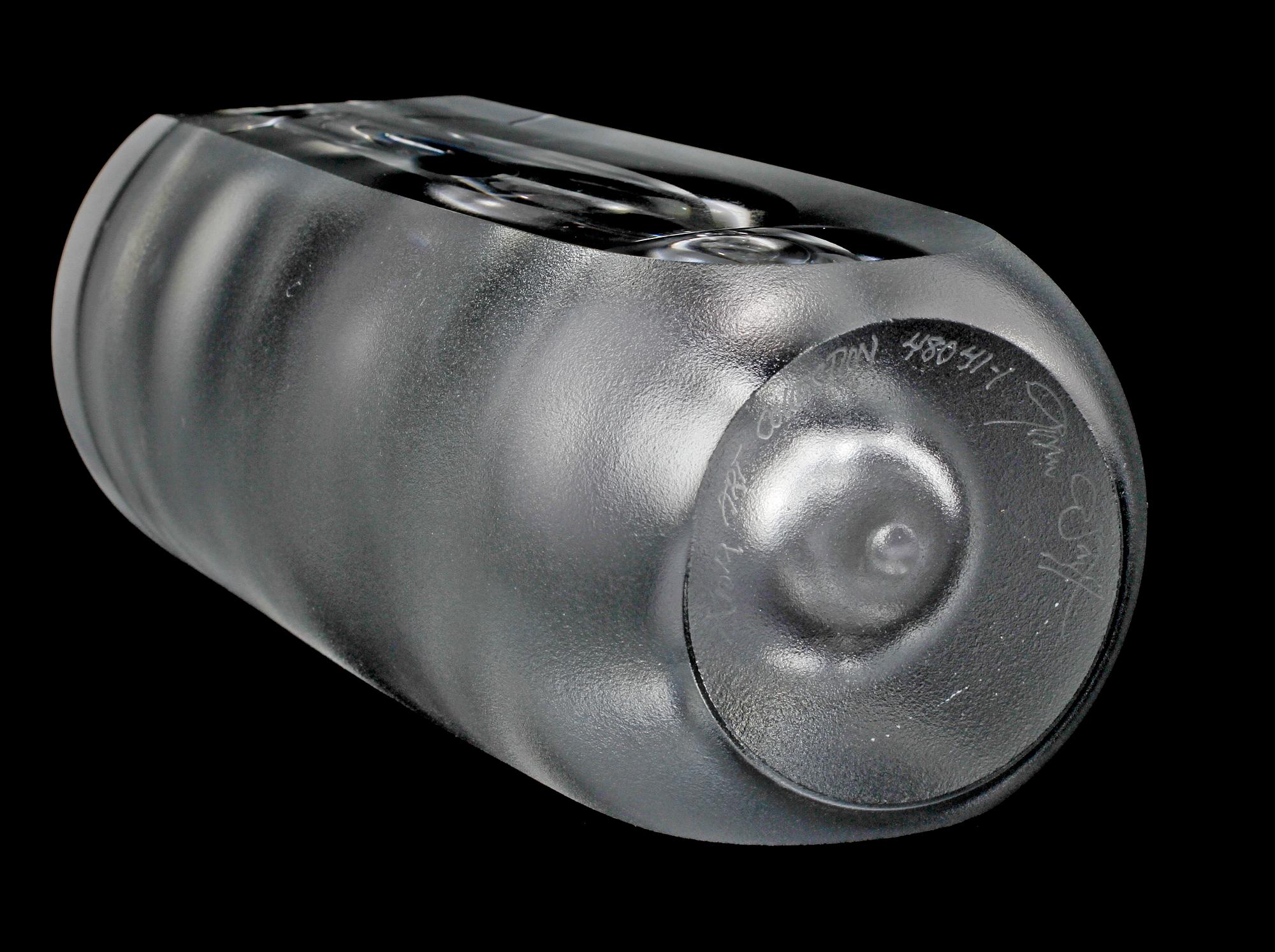 VAS, glas, Göran Wärff, Kosta Art Collection, signerad, 1900-talets andra hälft.