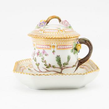 Cream cup "Flora Danica" Royal Copenhagen Denmark porcelain.