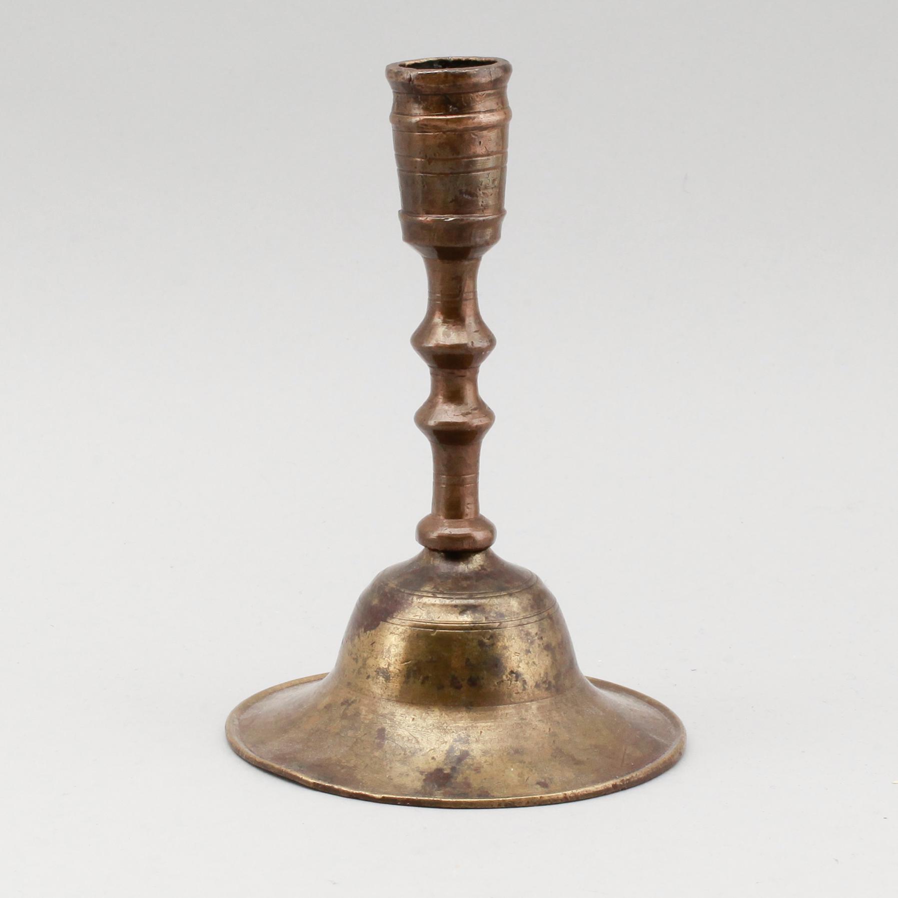 LJUSSTAKE, brons 1500-/1600-tal.