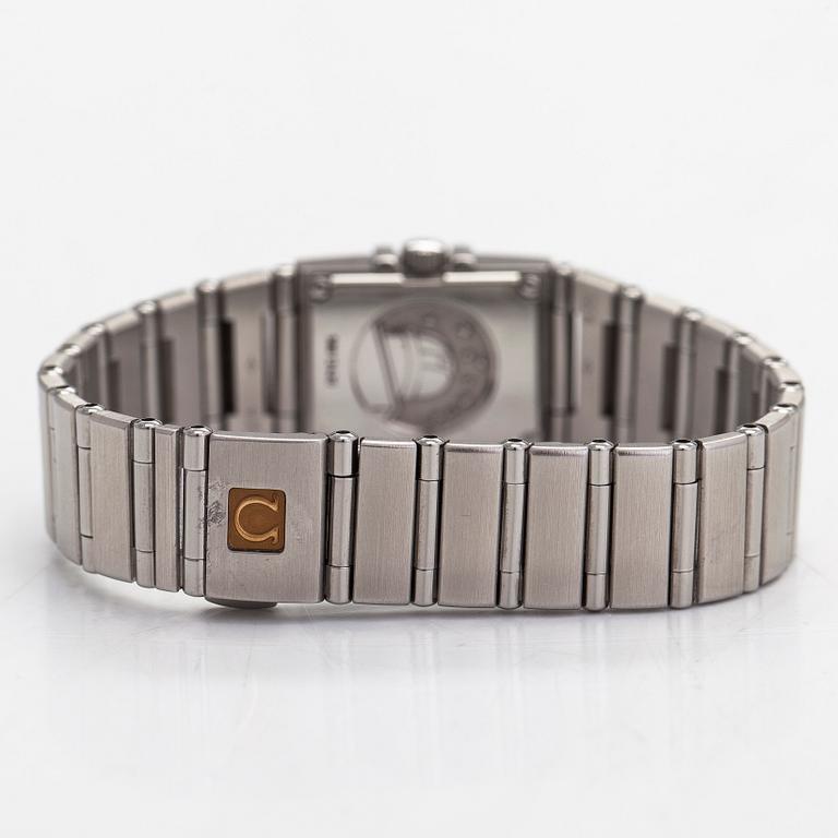 Omega, Constellation, Carre, wristwatch, 20 x 15 mm.