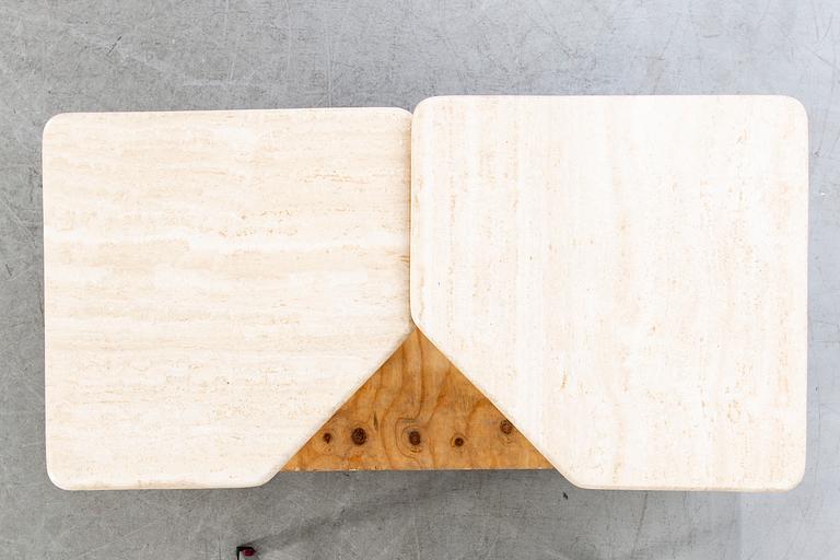 Sidetables, 2 pcs, later part of the 20th century.