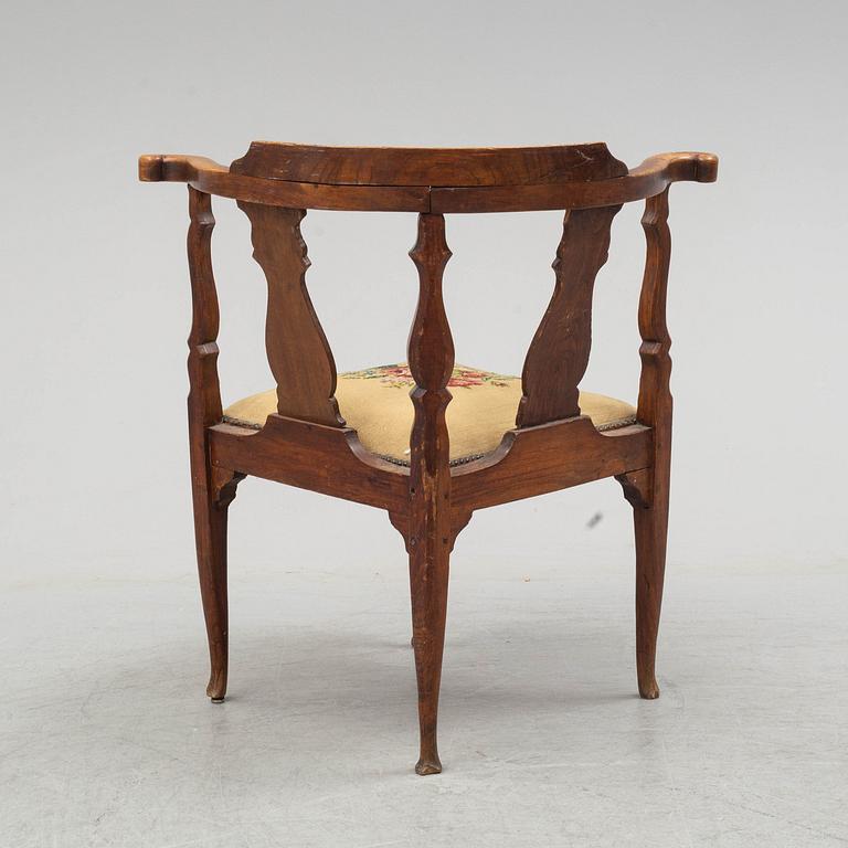 An 18th century chair.