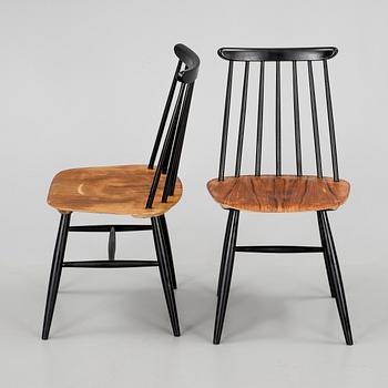 STOLAR, 4 st, "Fanett", Ilmari Tapiovaara, Edsbyverken, formgiven 1955.