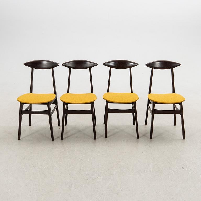 Chairs, 4 pcs, mid-20th century.