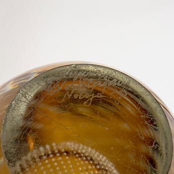 Gunnel Nyman, maljakko, signeerattu G. Nyman Nuutajärvi Notsjö -53.