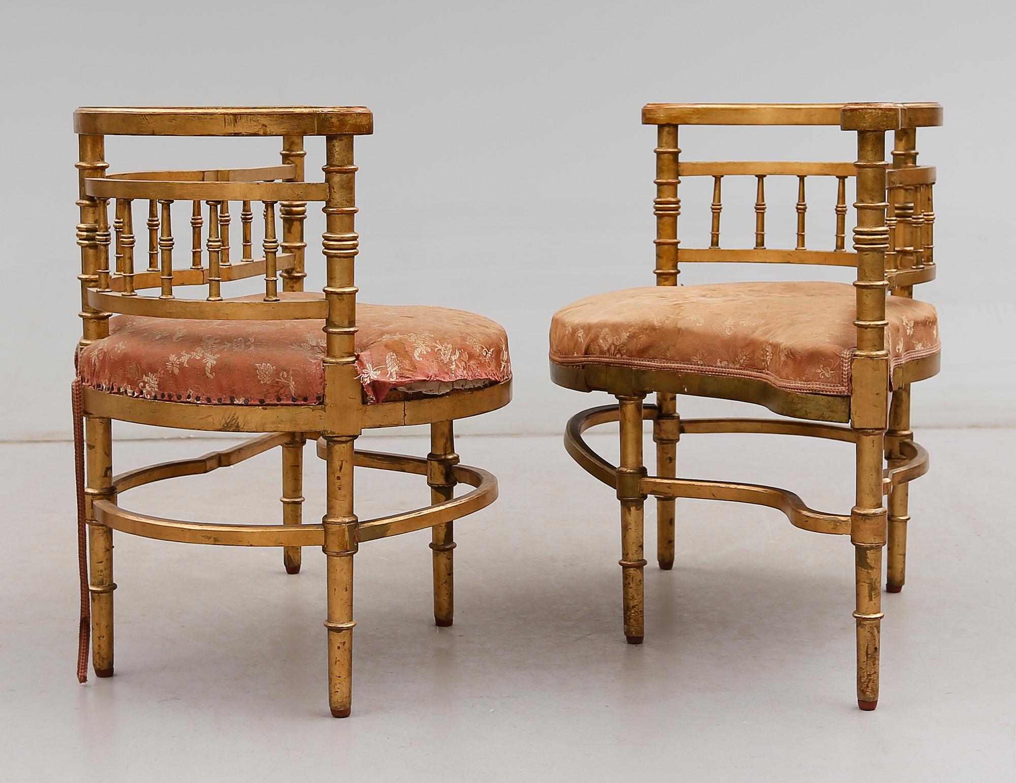 STOLAR, 2 st, 1800-talets andra hälft.