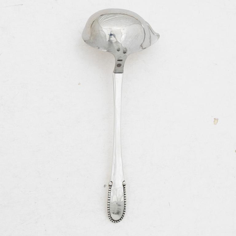Georg Jensen, a sterling silver sauce ladle, model "Kugle", Copenhagen, Denmark 1920s.