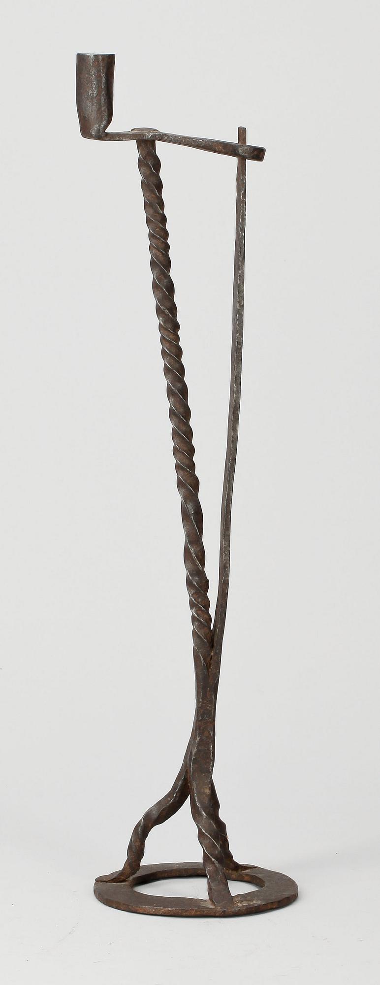 LJUSSTAKE, smide, 1600/1700-tal.