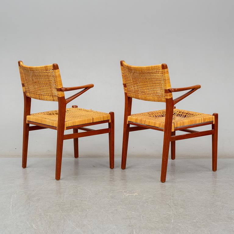 A pair of armchairs, second half of the 20th century.