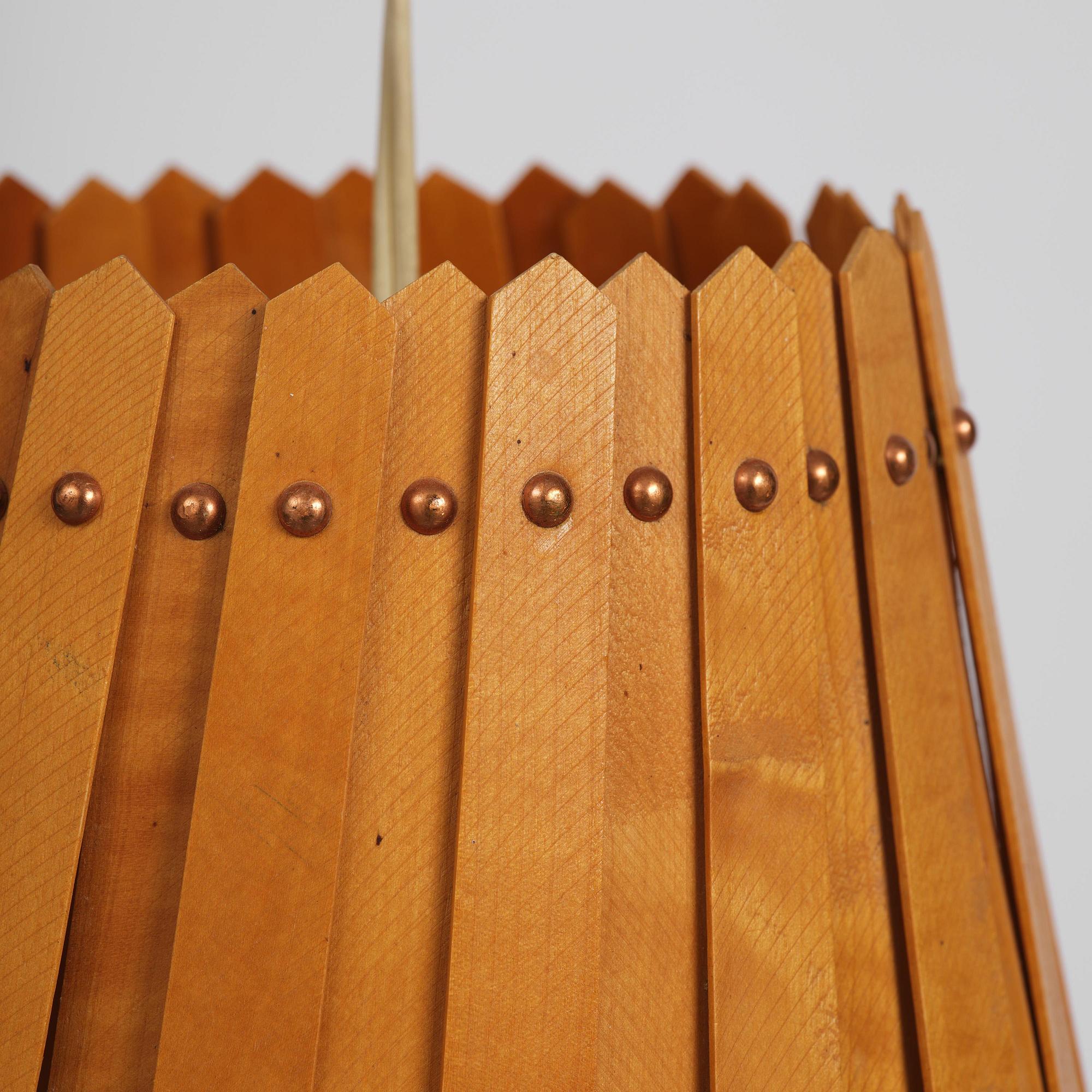 Carl-Axel Acking, & Sven Hesselgren, a "Luxiflax" ceiling lamp, Asea, 1940s.