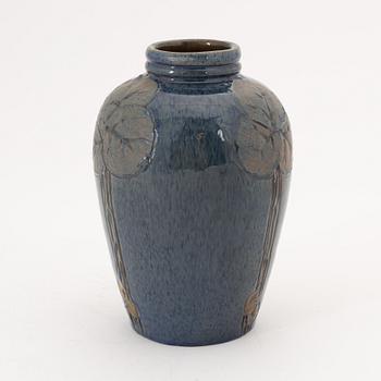 Hilma Persson-Hjelm, an Art Nouveau ceramic vase, signed and dated 1917.