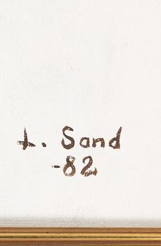 Lennart Sand, 'Björn och fjolårskalv (Bear and last year's calf)'.