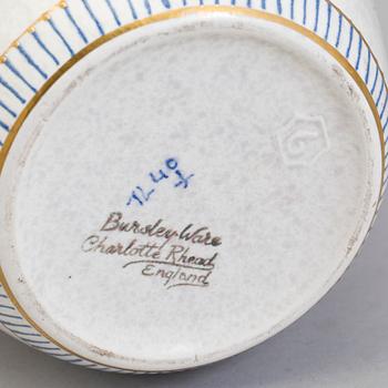 CHARLOTTE RHEAD, vas, keramik, Bursley Ware, England.
