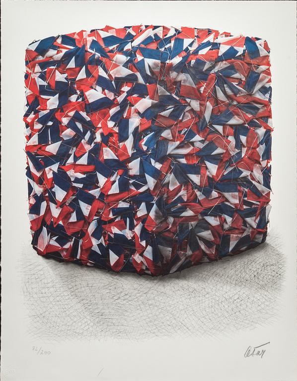 CÉSAR BALDACCINI, färgserigrafi, signerad och numrerad 72/200.