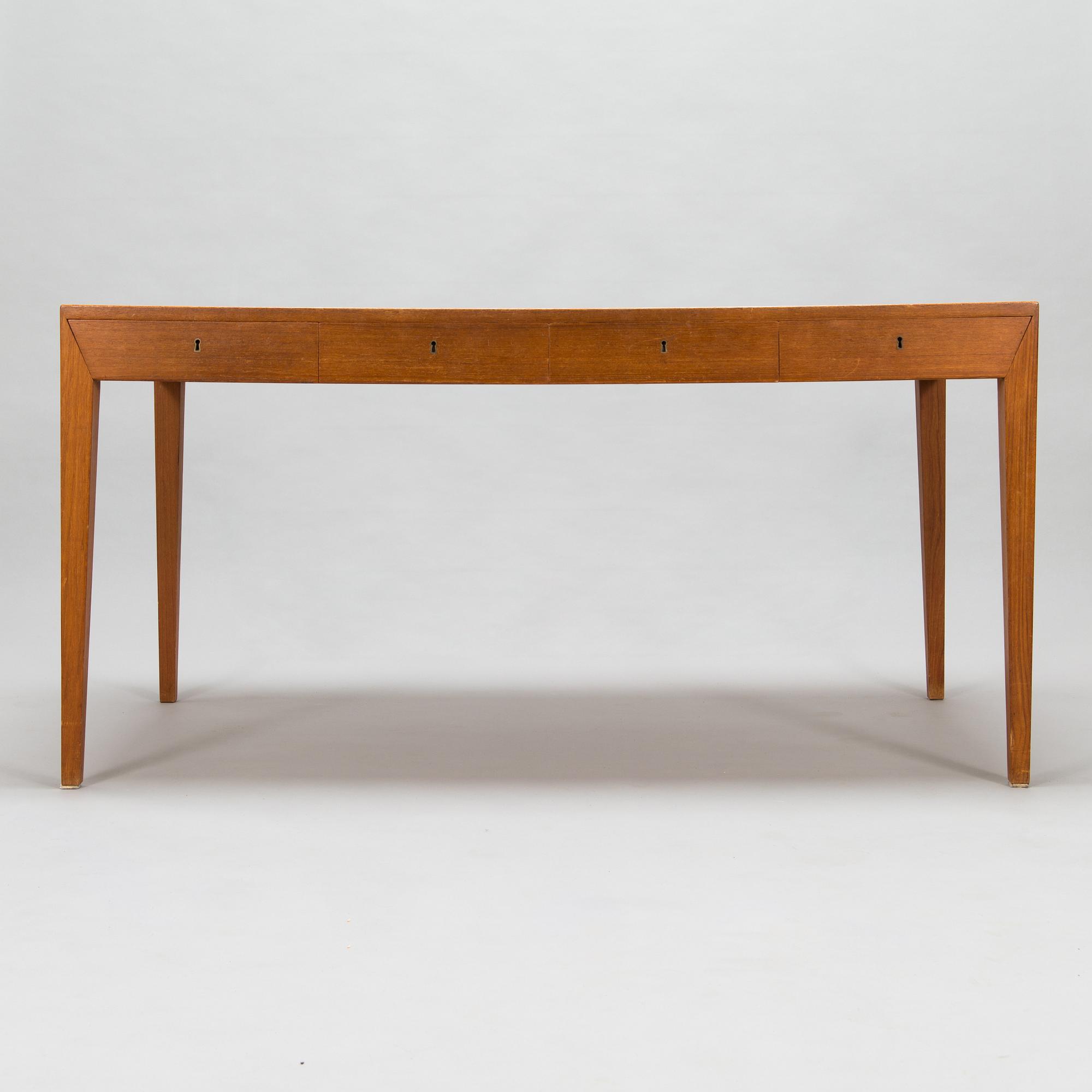 Severin Hansen, a mid-20th century '36' writing desk for Haslev Møbelfabrik Denmark.