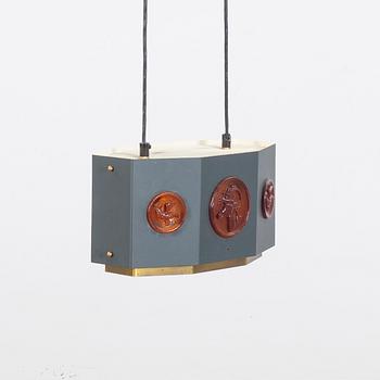 A LAMP PENDANT, 1950-/1960's.