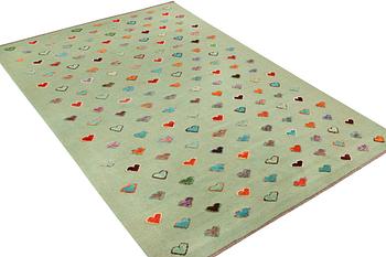 An Afghan kelim carpet, c. 295 x 204 cm.