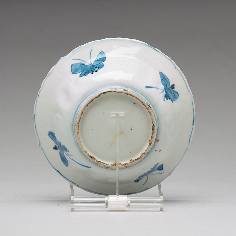 A set of ten blue and white dishes, Ming dynasty, Wanli (1572-1623).