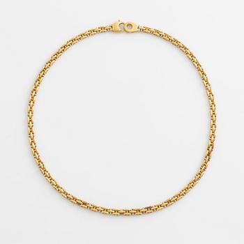 Collier, 18K gold, two-tone.