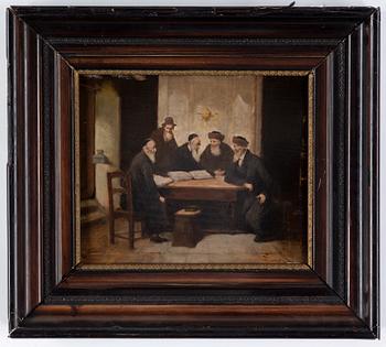 Hans Winter, oil on panel, signed.