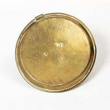 Mässingsföremål, fem stycken, 1700 - 1800-tal.