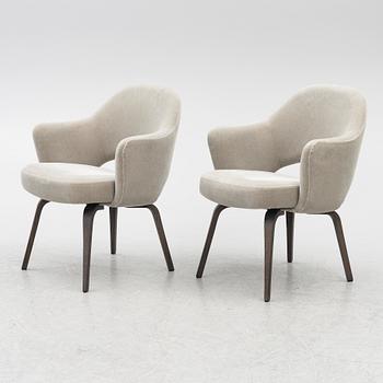 Eero Saarinen, chairs, a pair, "Executive Side Chair", Knoll, 21st century.