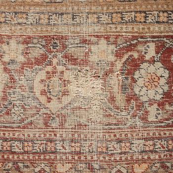 Rug, Tabriz, antique finish, approx. 395 x 275 cm.