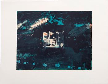 Ola Billgren, color lithograph, signed -83 EA.