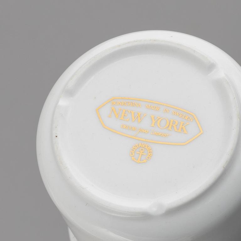 Jonas Lindkvist, servisdelar, 55 st, "New York", Gustavsberg.