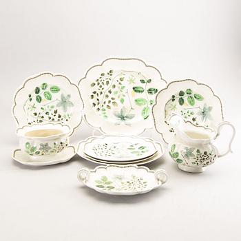 Arthur Percy, a 56-piece creamware dinner service 'Christina', Gefle.