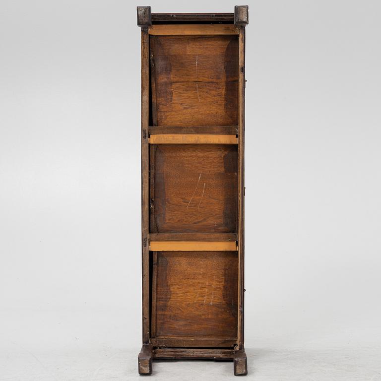 A chinese hardwood bench/low table with drawers, late Qing dynasty/early 20th Century.