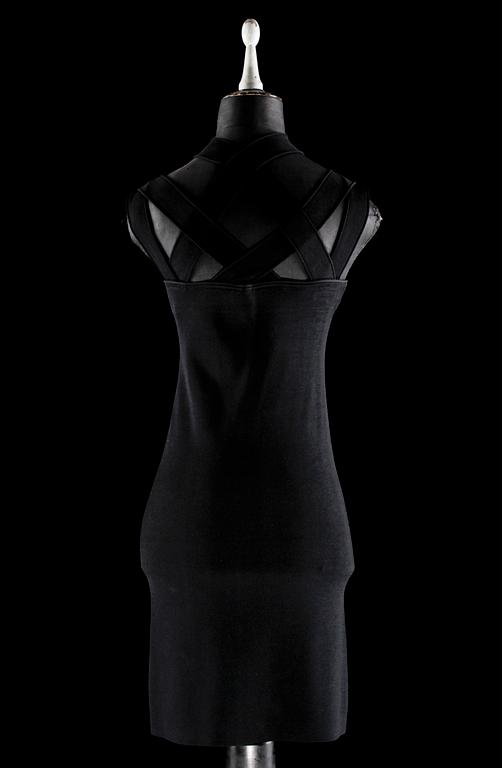 A black tight strech dress by Givenchy.