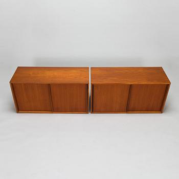 Olli Borg, a pair of "Alli" cabinets for Asko, 1950s.