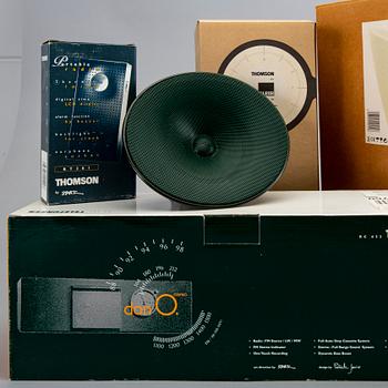 Philippe Starck, 11 pcs of clock and radios.