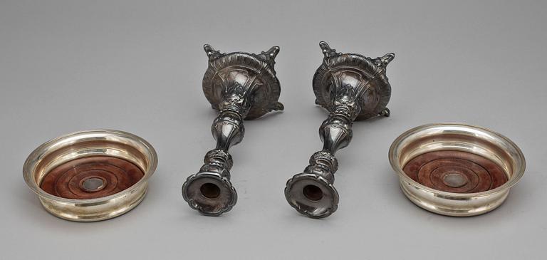 PARTI NYSILVER, 4 delar, bla A.E & Co, 1900-tal.