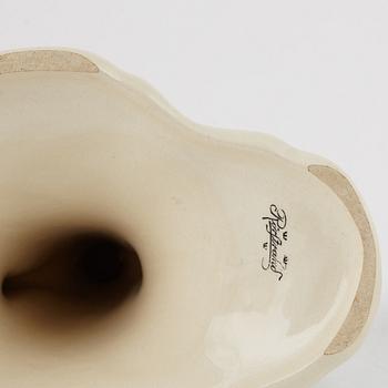 A pair of 'Daladansen' creamware candelabra from Rörstrand, Art Nouveau, early 20th Century.