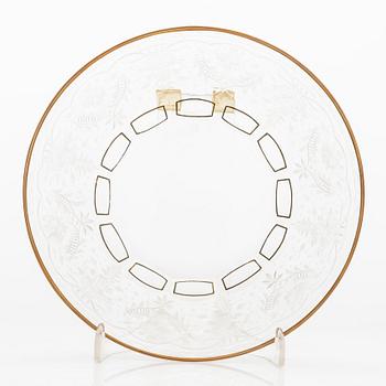 Moser, glasuppsättning, 95 dlr, "Maharani", 1930-40-tal.
