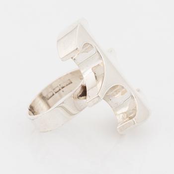 Kultasepät salovaara, ring, silver.