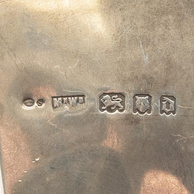 Mappin & Webb cup silver London 1919, Swedish import marks.