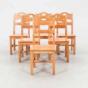 Chairs, 6 pieces, 1970s.