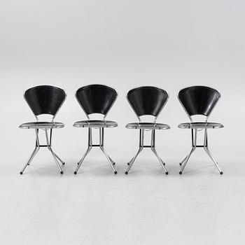 Niels Gammelgaard, four chairs, 'Sebastian', Ikea.