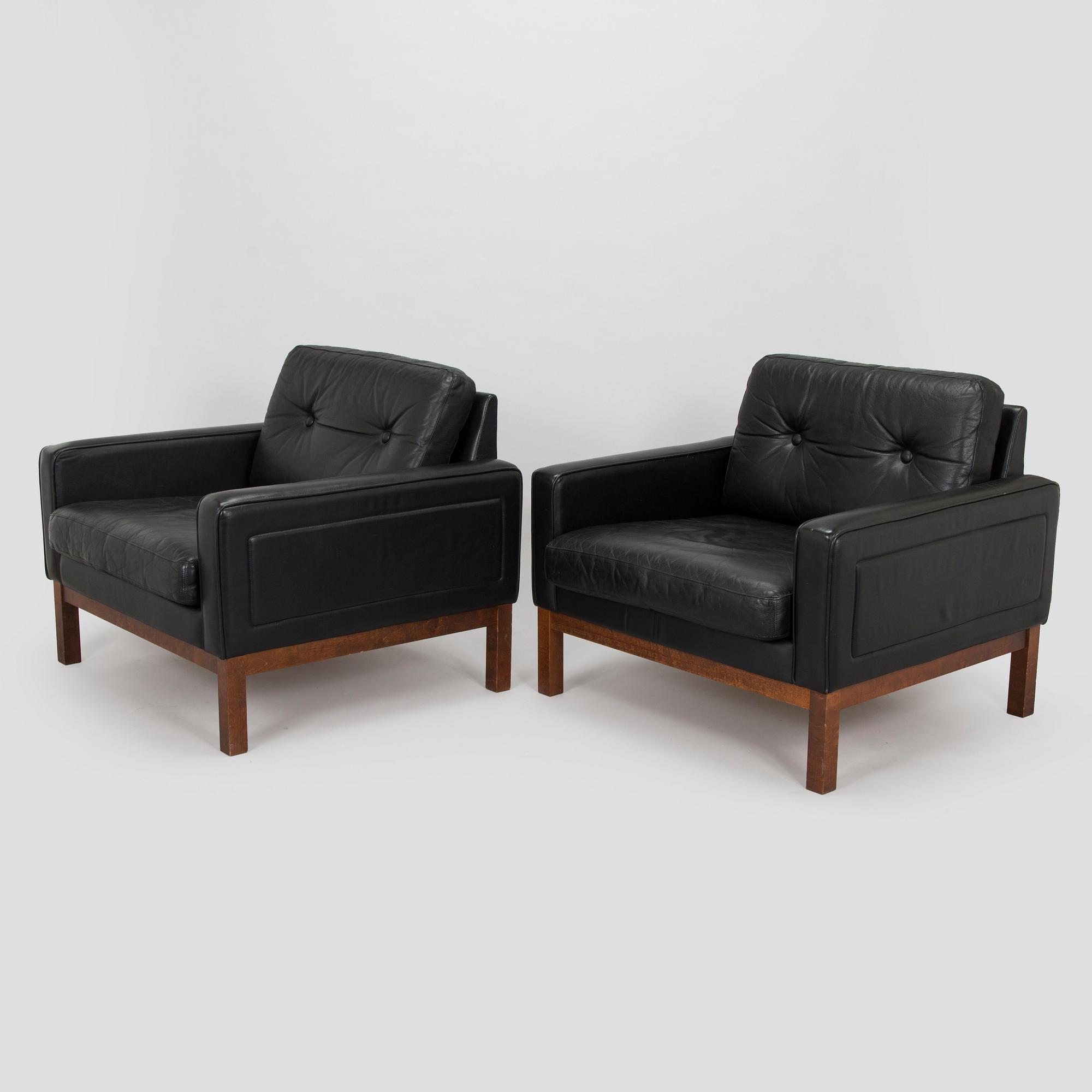 Jussi Peippo, armchairs, a pair of "Hidalgo" Asko 1960s.