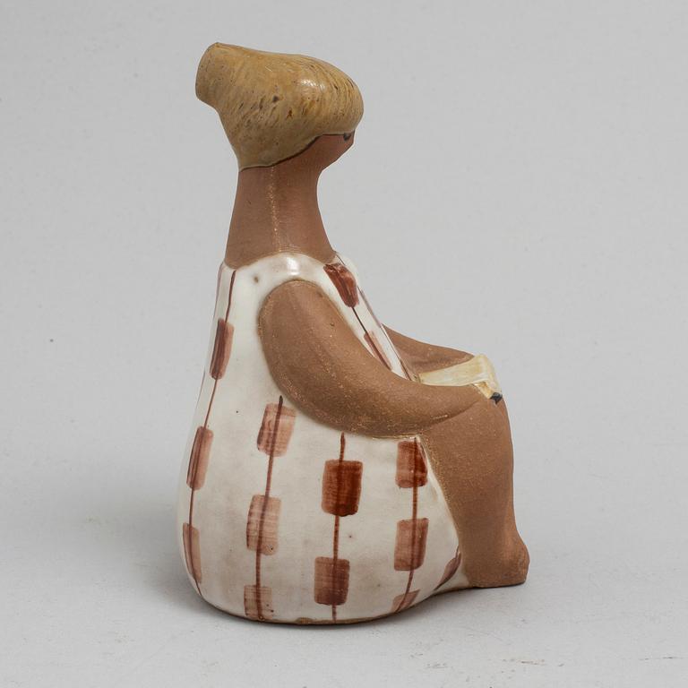 A Lisa Larson stoneware figurine, "Charlotta", for Gustavsberg.
