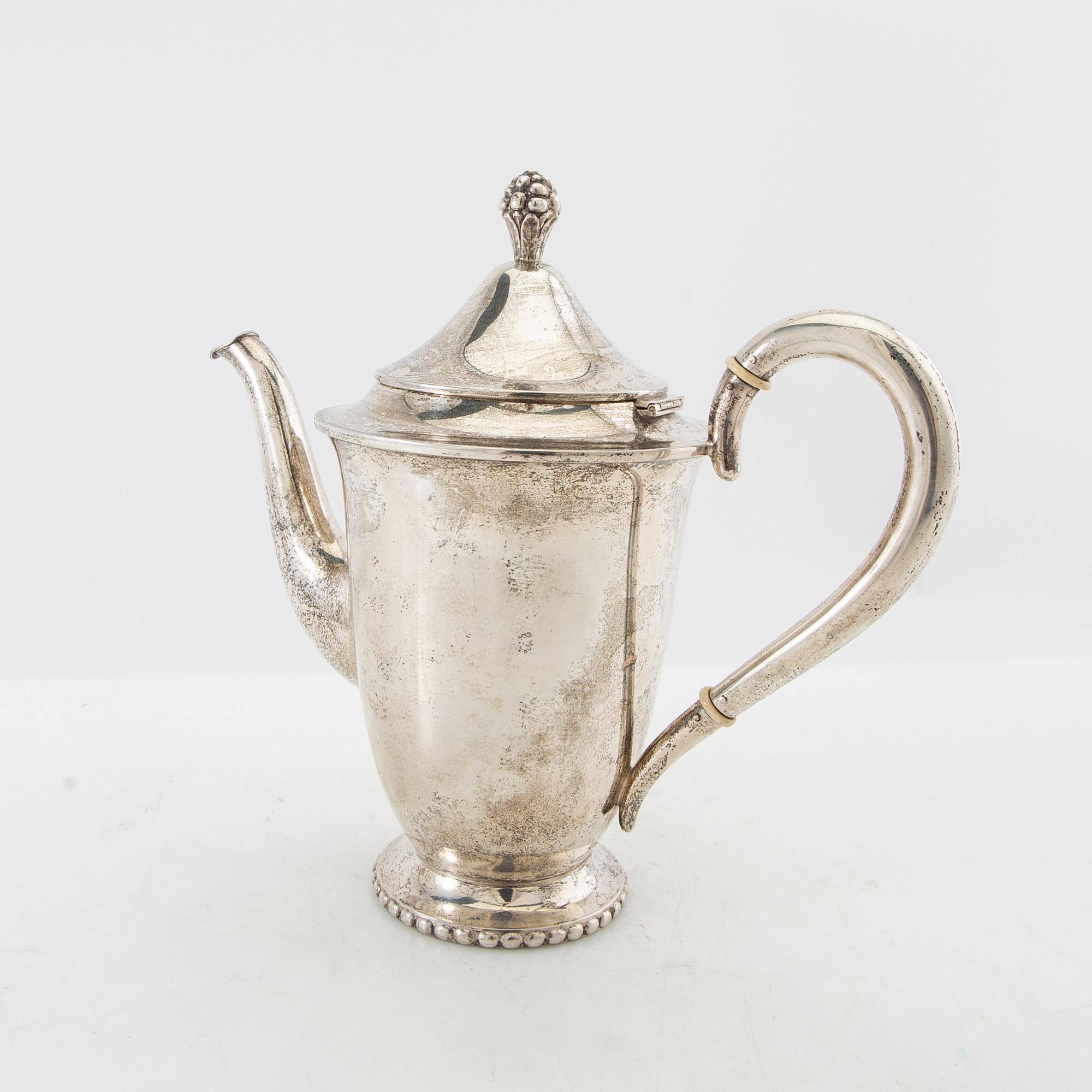 Coffee pot KG Markström's Uppsala 1925 silver.