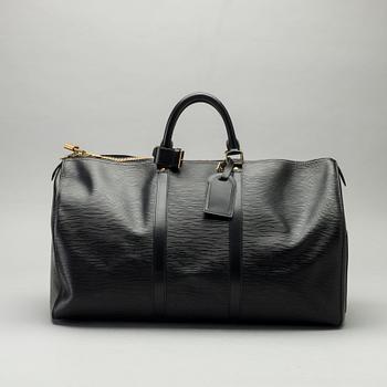 LOUIS VUITTON, "keepall 50 epi" weekendbag.