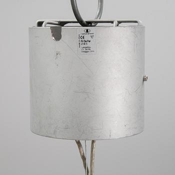 A 'Fil de Fer Ovale' ceiling light by Enzo Cattelini.
